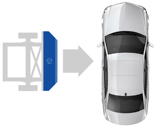 Euro NCAP Advanced European Mobile Progressive Deformable Barrier - Graphic