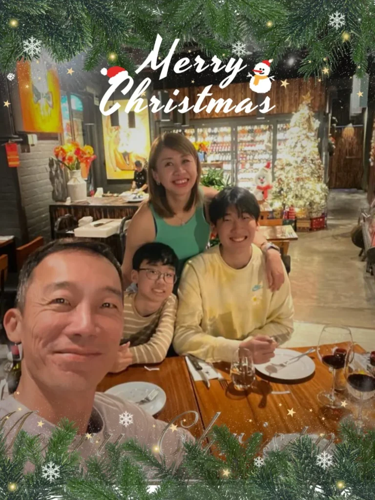 Merry Christmas from Daniel Choo and his family